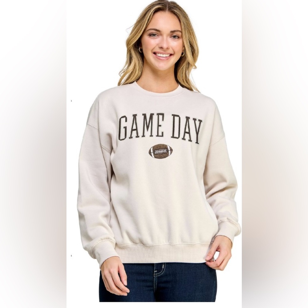 Football Game Day Fleece Sweatshirt